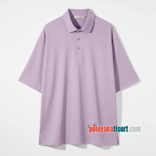 Oversized Buttoned Polo Shirt