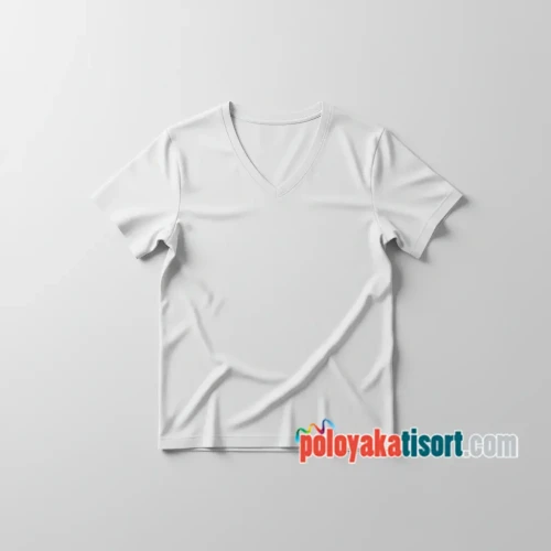 V Yaka Tişört 