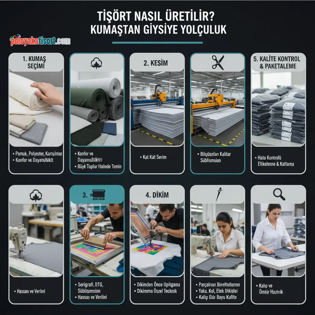 How a T-shirt is Made: A Journey from Fabric to Garment