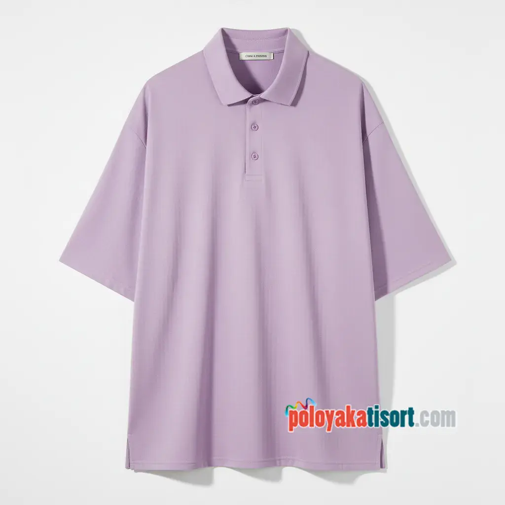 Oversized Buttoned Polo Shirt